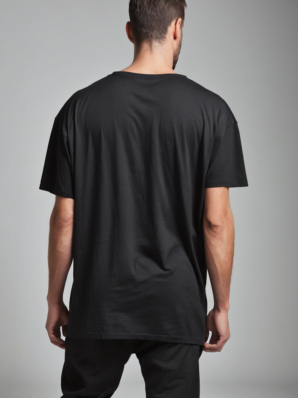 Black Solid | Oversized T-Shirt