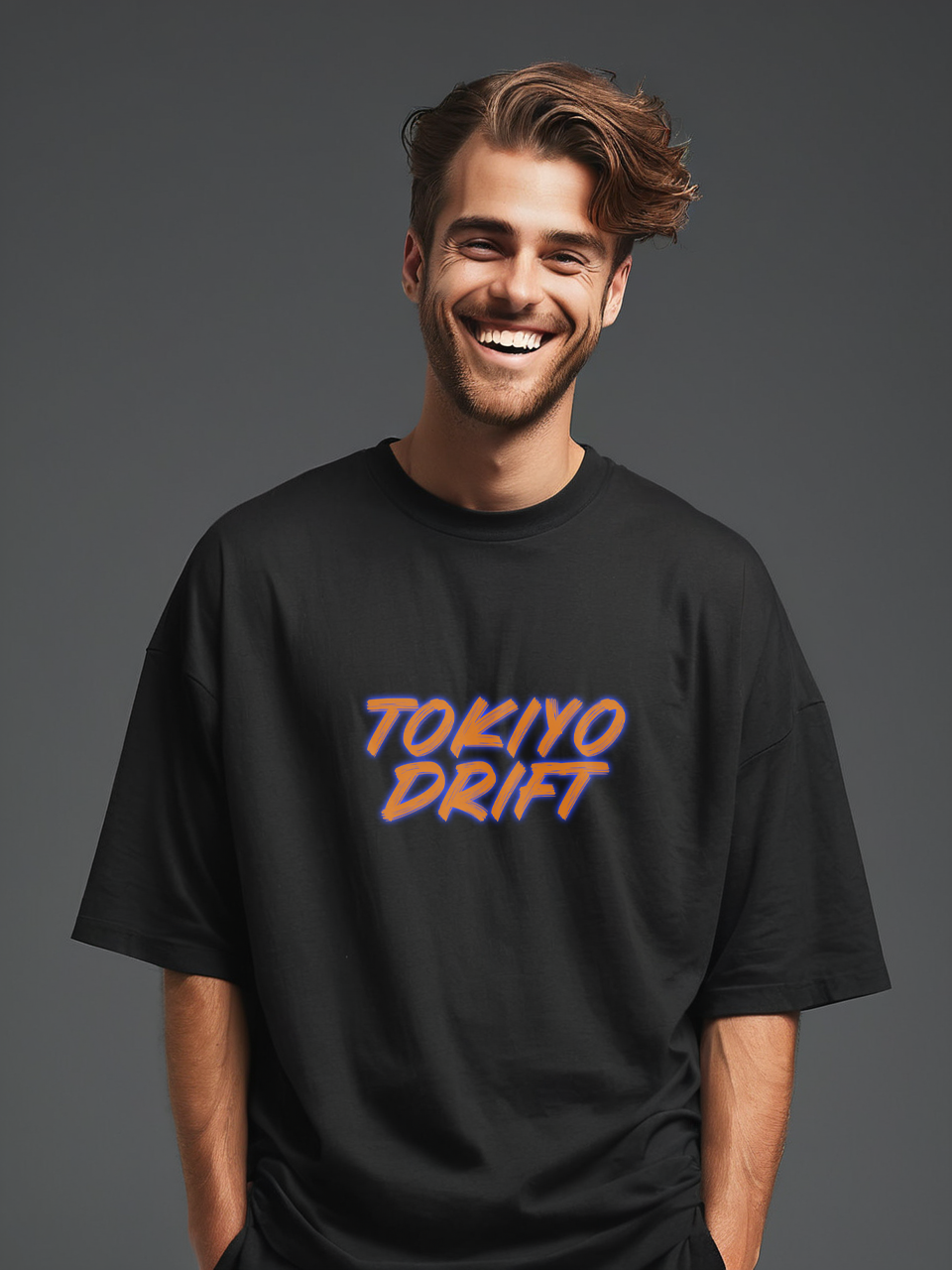 Tokyo Drift oversize T-Shirt, front side