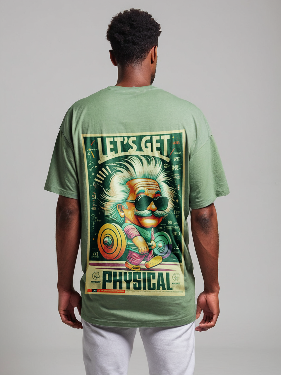 Physics oversize T-shirt, detail