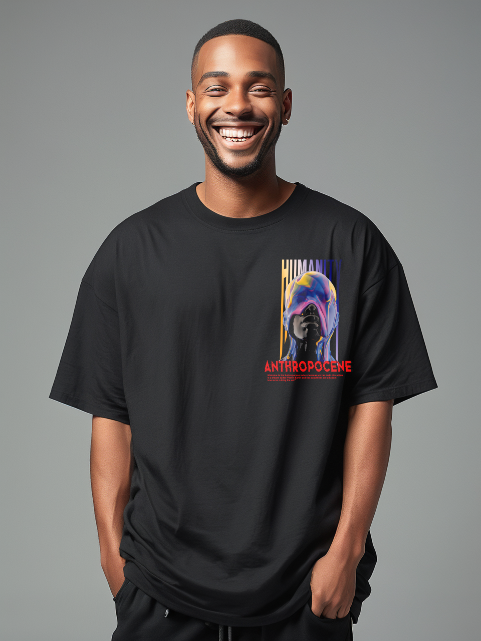 Humanity oversize T-shirt, front side