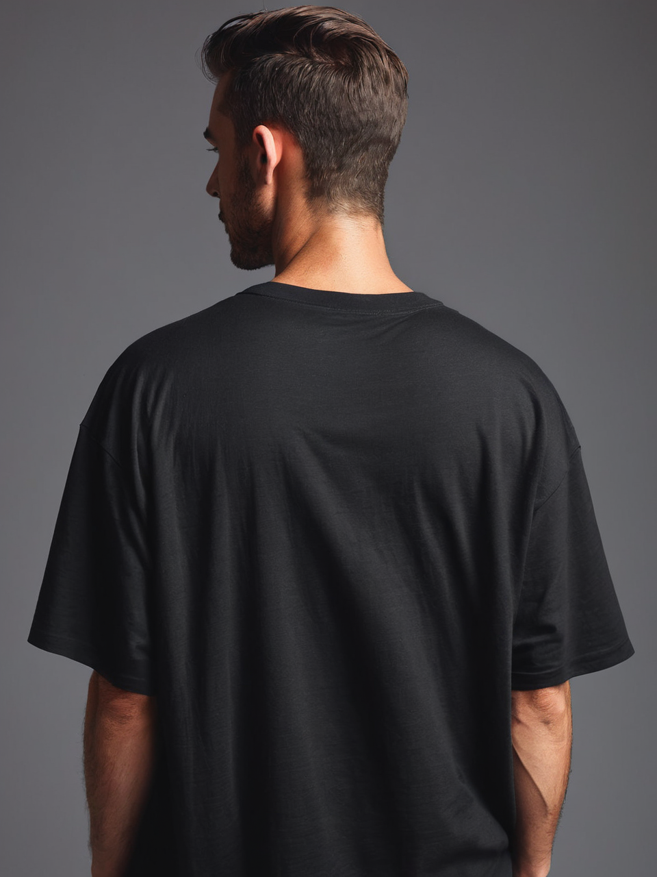 Black Solid | Oversized T-Shirt